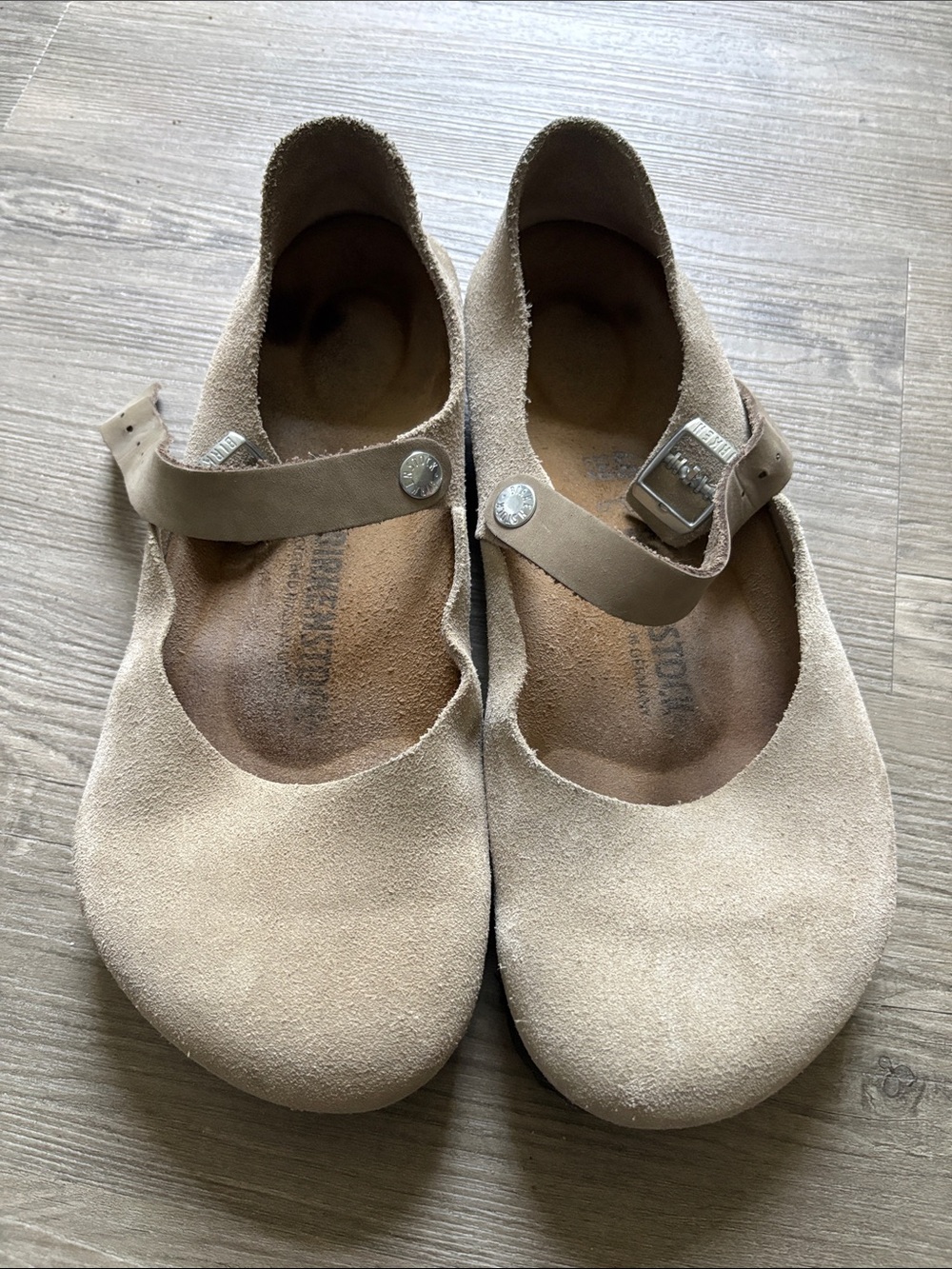 Birkenstock Mantova Mary Jane in Taupe - Picture 3 of 7